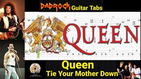 Tie Your Mother Down Queen Guitar Bass Tabs Lesson Saturday