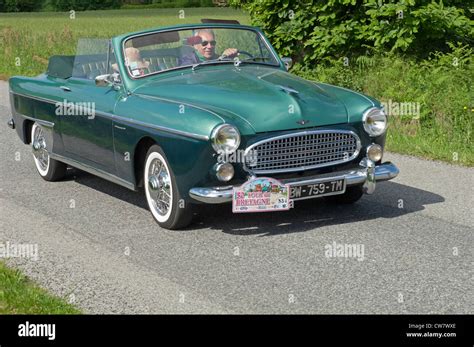 Renault Fregate Chapron Cabriolet Of In The Tour De Bretagne Stock