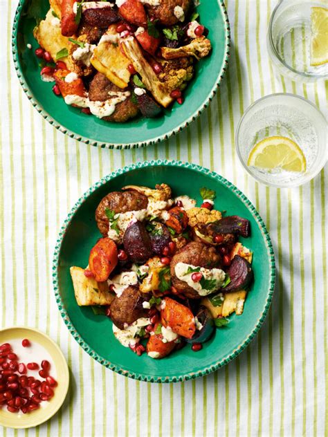 Jamie Oliver Meatball Traybake Recipe One Pan Wonders Channel