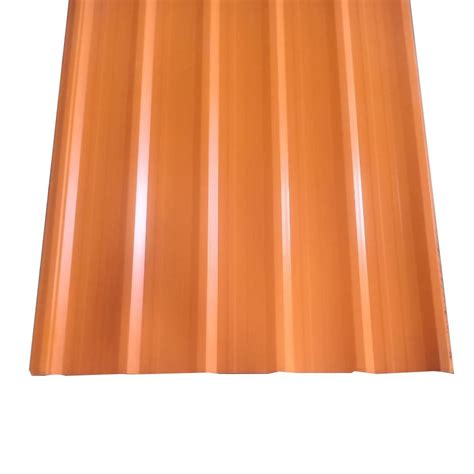 JSW Orange Colour Coated Roofing Sheet Thickness Of Sheet 0 40 Mm At