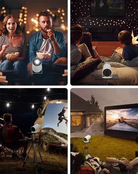 Portable Hy D Projector Android Home Theater Lumens K