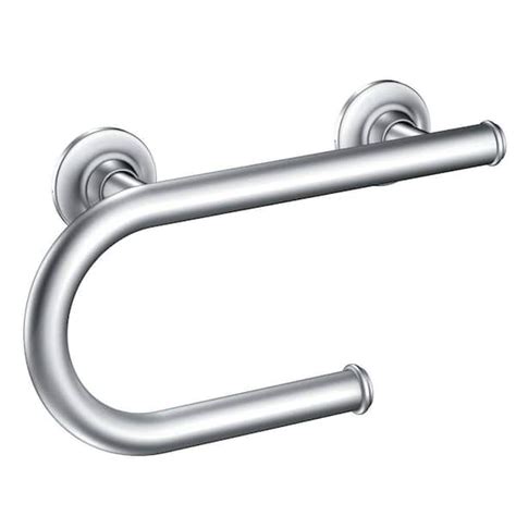 MOEN Home Care 8 In X 1 In Screw Grab Bar With Integrated Paper