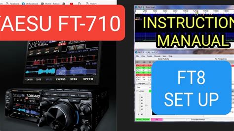 YAESU FT 710 FT8 Mode Manual Instructions YouTube