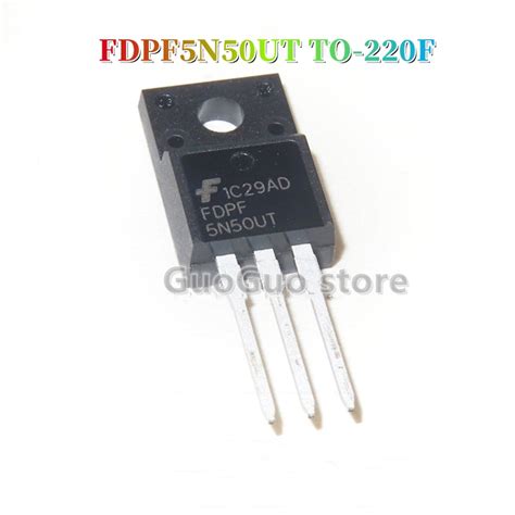 5pcs Original FDPF5N50UT TO 220F FDPF 5N50UT FDPF5N50 TO 220 5A 500V N