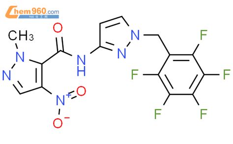 1005693 98 0 1 Methyl 4 Nitro N 1 Pentafluorobenzyl 1H Pyrazol 3 Yl