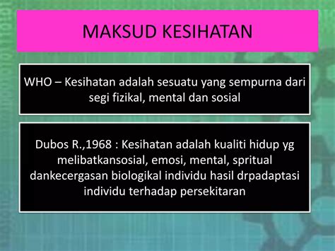 Maksud Keselamatan Kesihatan Dan Kemalangan PPT