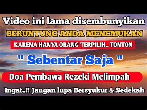 Doa Pendek Penarik Rezeki Melimpah Baca Setelah Sholat Waktu Mustahil