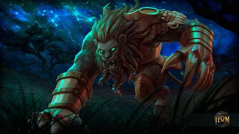 Zodiac Leo Night Blue Art Heroes Of Newerth Leo Lion Dark