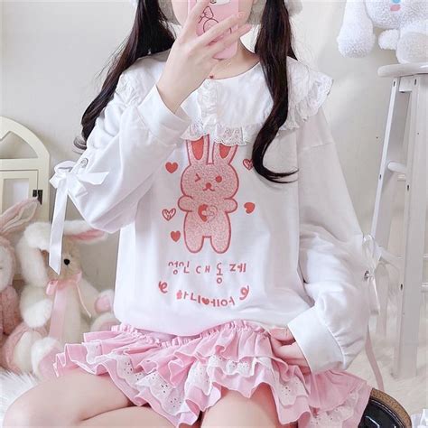 Kawaii Babe Shop On Twitter RT KawaiiBabeShop Sweetheart Bunny Crewneck Https