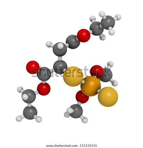 Malathion Insecticide Chemical Structure Used Treat Stock Illustration 151131515 Shutterstock