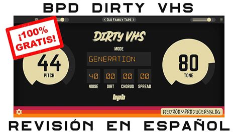 BPB Dirty VHS Revisión en Español GRATUITO YouTube