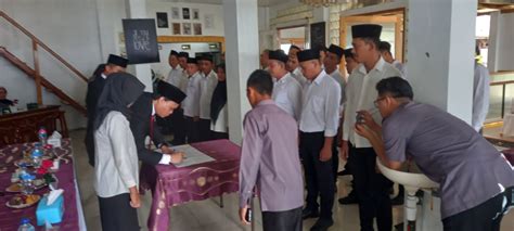 Pelantikan Dan Pembekalan Anggota Panwaslu Kecamatan Se Kabupaten