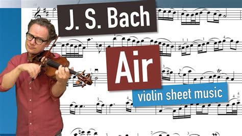 J S Bach Air On The G String Suite No Bwv Violin