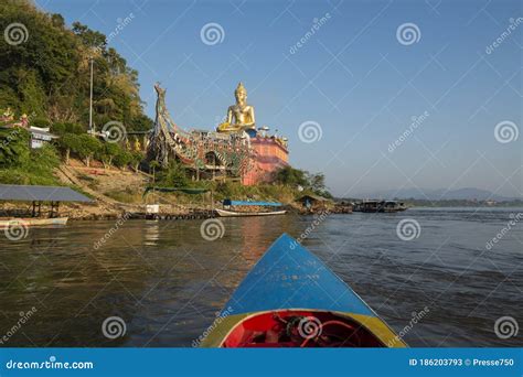 Thailand Sop Ruak Mekong Giant Buddha Temple Editorial Stock Photo