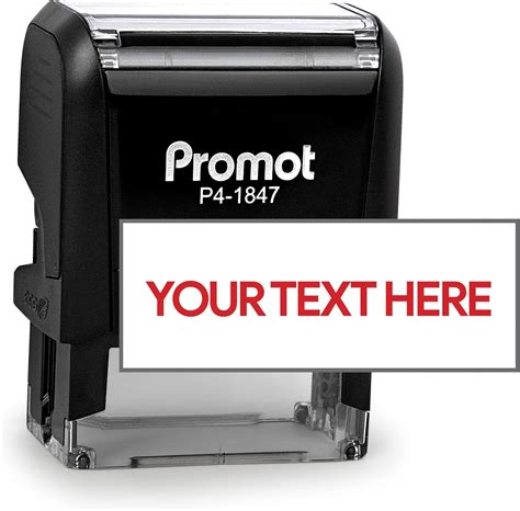 Promot Self Inking 1 Line Custom Stamp Personalized Name Stamp For Office