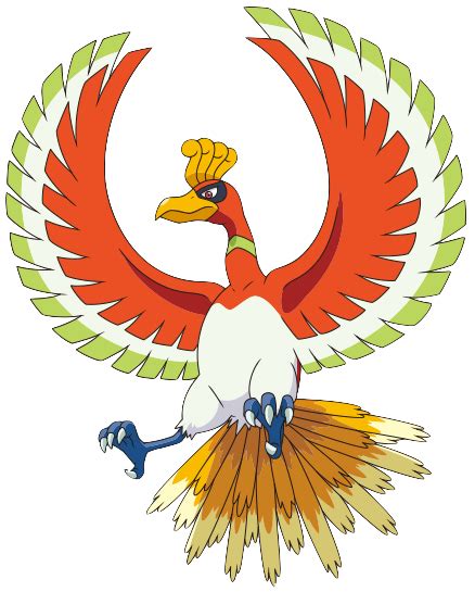 Ho Oh Pokémon Wiki Fandom Powered By Wikia Pokemon Drawings