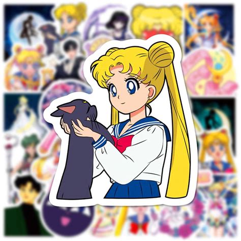 Sailor Moon Anime Sticker Pack Culture Of Gaming