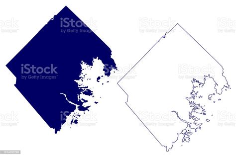 Lunenburg County Map Vector Illustration Scribble Sketch Lunenburg Map ...