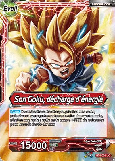 BT4 001 UC Son Goku Son Goku décharge d énergie DBSCards fr