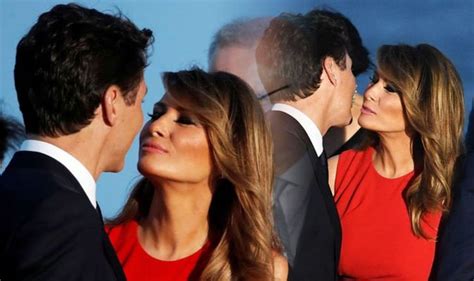 Melania Trump G7 Kiss With Justin Trudeau Twitter Meltdown Over