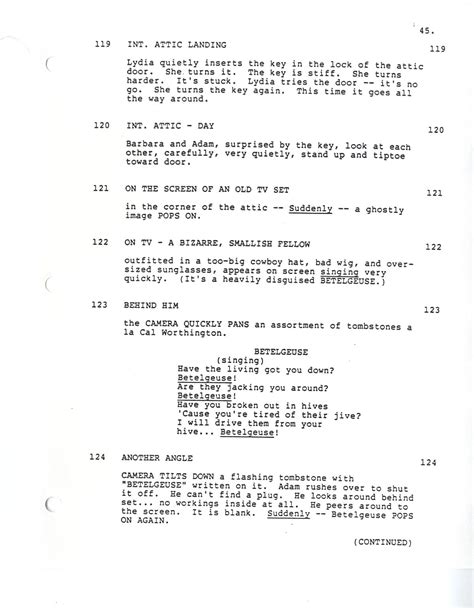 Beetlejuice Feb 3 1987 Second Draft Script By Warren Skaaren