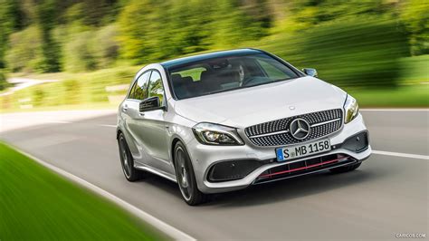 2016 Mercedes Benz A Class A 250 Sport Amg Line Polar Silver Front Caricos