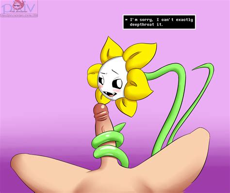 Rule 34 Blush Drooling Filler Shmazman First Person View Flower Flowey The Flower Frisk Human