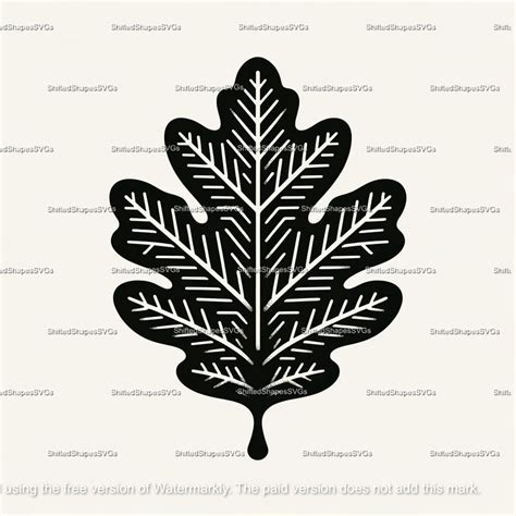 Oak Leaf Svg Bundle Etsy