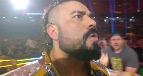 At The Royal Rumble Andrade Comeback In WWE Scene Wrestling News