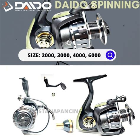 Jual Reel Daido Daimos Spinning Power Handle Rel Putaran