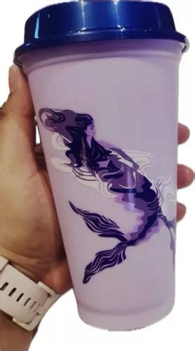 Vaso Starbucks D A De La Mujer Reusable Morado Sirena Env O Gratis