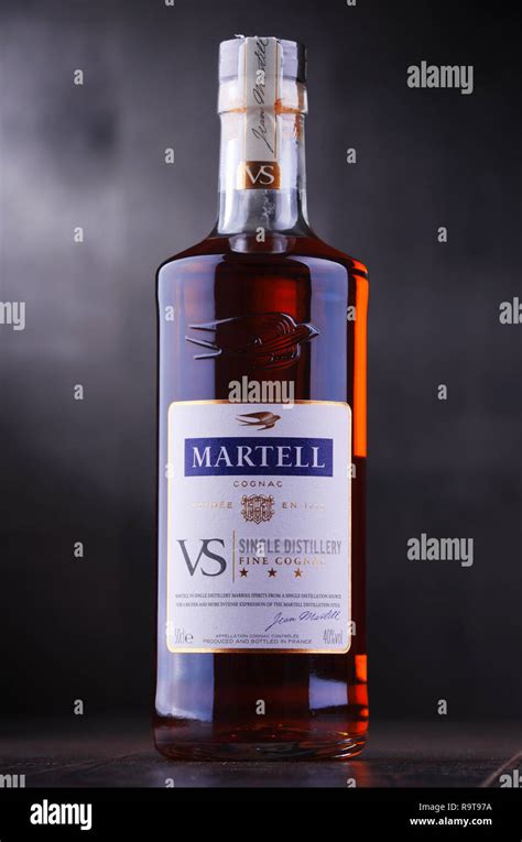 Poznan Pol Sep 27 2018 Bottle Of Martell Cognac A Brand Founded