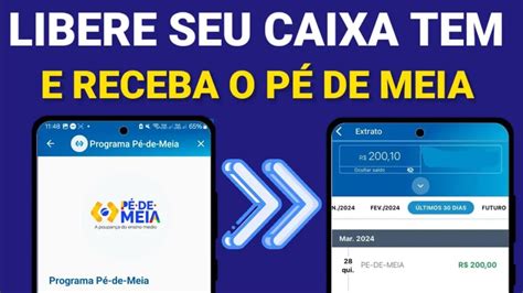 P De Meia Como Liberar A Conta Do Caixa Tem Para O Aluno Receber Sem