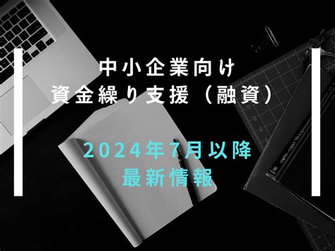 2024年7月以降の【中小企業向け資金繰り支援】 最新情報！！ 大阪市北区の融資資金調達に強い税理士│ペネトレイト会計事務所