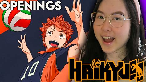 First Time Reacting To Haikyu Opening New Anime Fan Anime Op