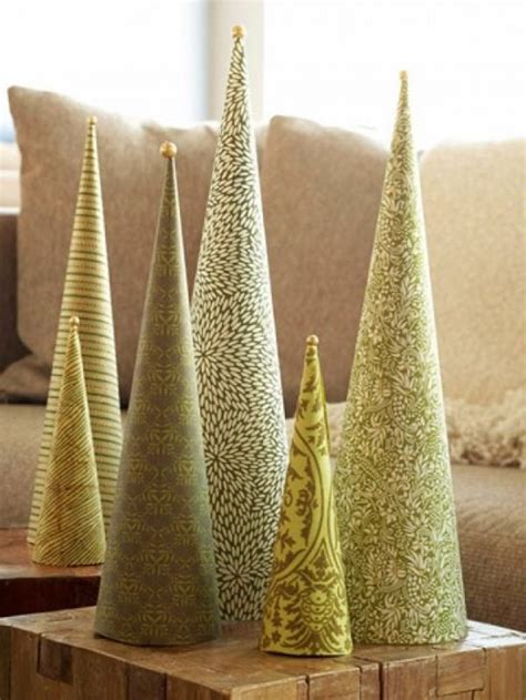 DIY Christmas Cone Trees The Budget Decorator