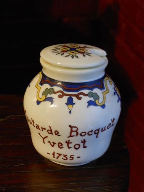 Moutarde Bocquet Yvetot Condiment Jar