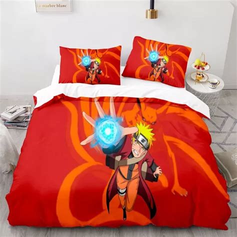 Funda De Edred N Suave Para Cama Individual Naruto Uzumaki Cuotas Sin