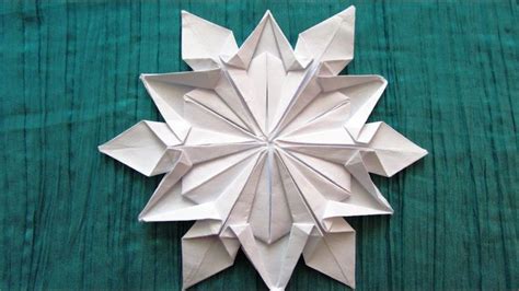 Origami Flocon De Neige Dennis Walker Flocon De Neige Origami