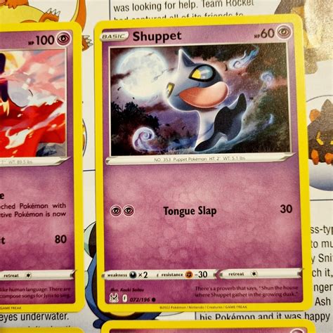 Pokemon Tcg Lost Origin Sableye Shuppet Jynx Comfey Rare