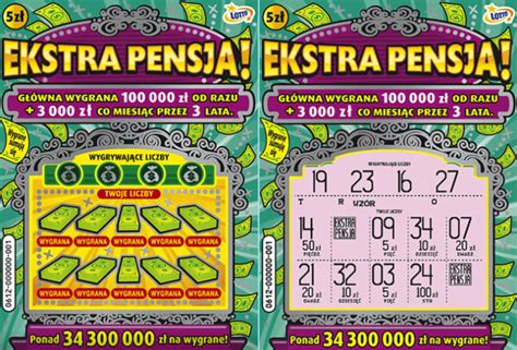 Extra Pensja Zdrapka Lotto Jak Wygra Extra Pensj Online