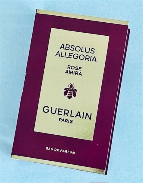 Authentic Guerlain Absolus Allegoria Rose Amira EDP 1ml Manufacturer