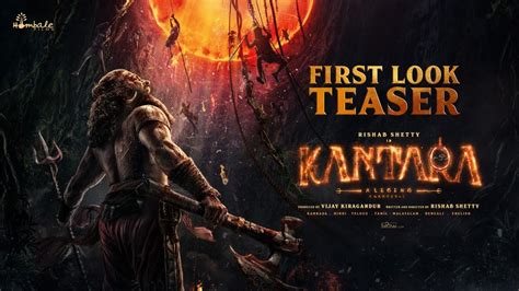 Kantara A Legend Chapter 1 English First Look RishabShetty Ajaneesh