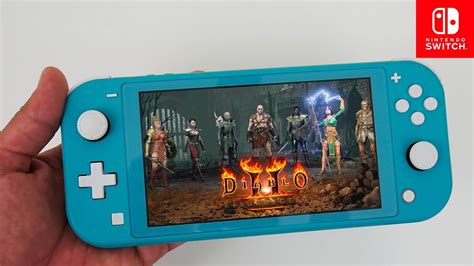 Diablo Ii Resurrected Gameplay On Nintendo Switch Lite Youtube