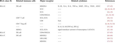 Frontiers Advances In The Study Of Hla Class Ib In Maternal Fetal