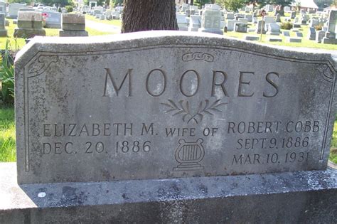 Robert Cobb Moores 1886 1931 Find A Grave Memorial