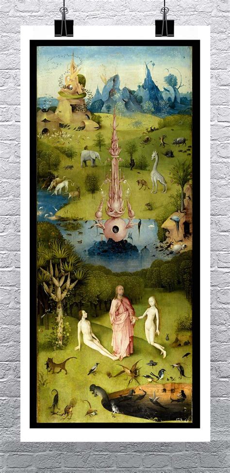 Garden of Eden by Hieronymus Bosch Fine Art Giclee Print on - Etsy