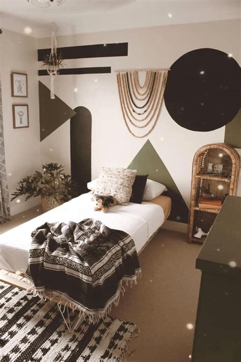 Minimalist boho bedroom