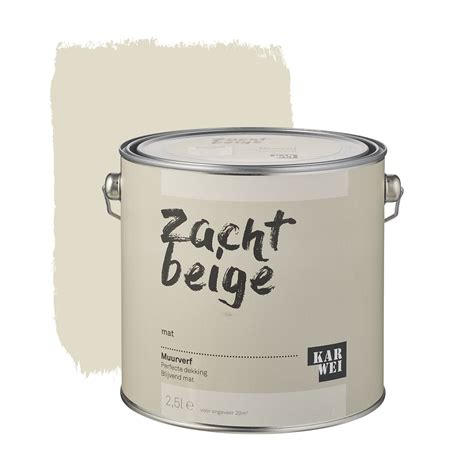 Kies Voor Een Mooi Naturel Tint Op Je Muur Met KARWEI Muurverf Zacht