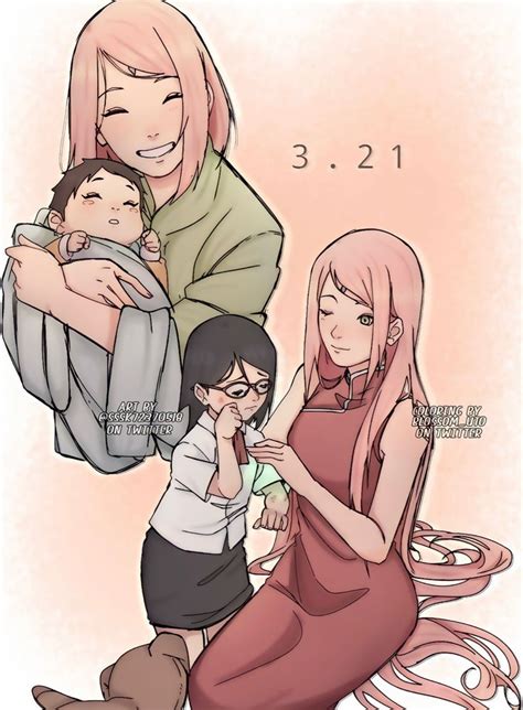 Cr Blossom Uto On Twitter Uchiha Clan Sarada Uchiha Hinata Hyuga